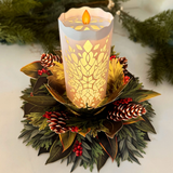 Pop-Up Card | Holiday Candle with Lights
