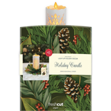Pop-Up Card | Holiday Candle with Lights