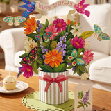 Pop-Up Card | Birthday Enchanted Garden