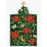 Pop-Up Card | Twinkling Poinsettia Tree