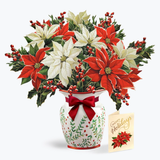 Pop-Up Card | Festive Poinsettias