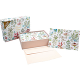 Floral Watercolor Thank You Notes | Boxed Set of 14