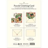 Santa's Workshop Puzzle Greeting Card