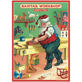 Santa's Workshop Puzzle Greeting Card