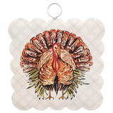 Festive Turkey | Mini Scallop Art
