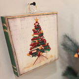 Book Stack Christmas Tree | Mini Art