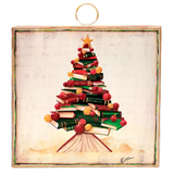 Book Stack Christmas Tree | Mini Art