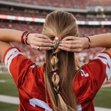 University of Wisconsin Game Day Hair Tie Bracelet Set | Medium
