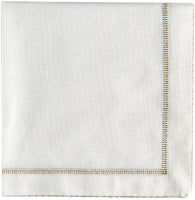 Gold Ladder Stitch Cloth Napkin