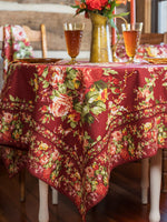 54 Inch Tablecloth | Cottage Rose Autumn