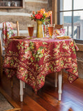 54 Inch Tablecloth | Cottage Rose Autumn