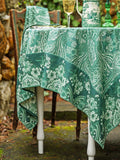54 Inch Tablecloth | Kashmir Paisley Ivy