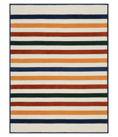 Vintage Casco Bay Stripe Blanket