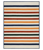Vintage Casco Bay Stripe Blanket
