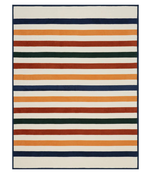 Vintage Casco Bay Stripe Blanket