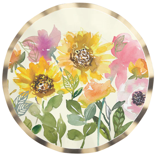 Sunflowers | Wavy Dinner Plate | Sophistiplate