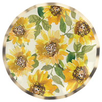 Sunflowers | Wavy Salad Plate | Sophistiplate