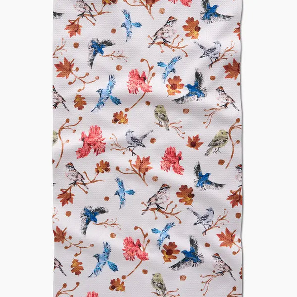 Autumnal Bird Skies Kitchen Towel
