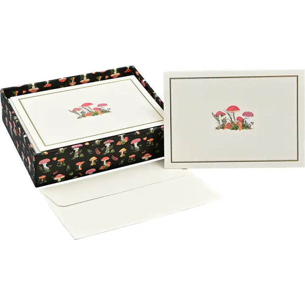 Mushrooms Note Cards | Boxed Set of of 14
