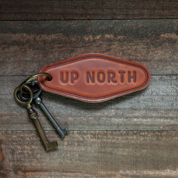 Up North | Leather Key Chain