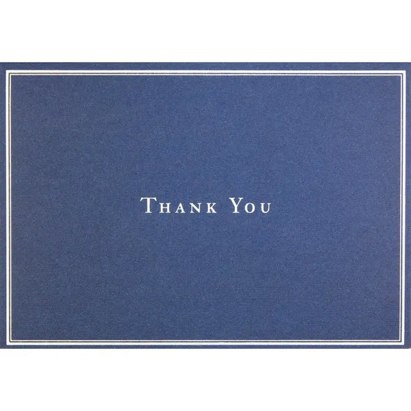 Navy Blue Thank You Cards | Boxed Set of 14