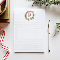 Bell Wreath | Christmas Checklist Pad