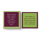 Best Friends | Reversible Cocktail Napkins