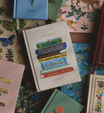 Book Club Embroidered Reading Log Journal