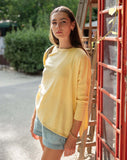 Catalina Crewneck Sweater | Butter Yellow