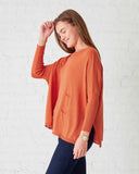 Petite Catalina Crewneck Sweater | Burnt Orange