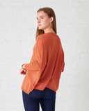 Catalina Crewneck Sweater | Burnt Orange