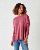 Catalina Crewneck Sweater | Burnt Rose