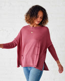 Petite Catalina Crewneck Sweater | Burnt Rose