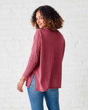 Catalina Crewneck Sweater | Burnt Rose