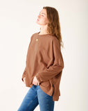 Catalina Slub Tee | Suede