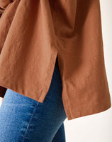 Catalina Slub Tee | Suede