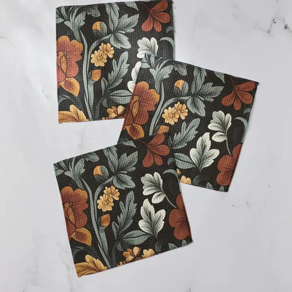 Classic Floral Dishcloths | Set of 3