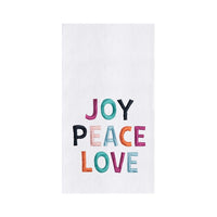 Joy Peace Love Kitchen Towel