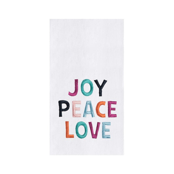 Joy Peace Love Kitchen Towel