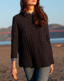 Cotswold Cable-Knit Sweater | Charcoal