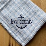 Door County Anchor Baby Blanket | 28X36