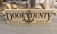 Door County Sign | Paper Blanc