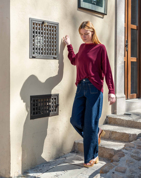 Delmar Sweater | Sangria