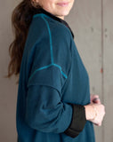 Delmar V-Neck Sweater | Deep Teal