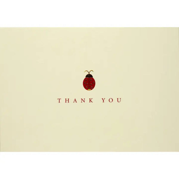 Lady Bug Thank You Cards | Boxed Set of 14