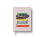 Book Club Embroidered Reading Log Journal