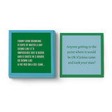 8 Cups of Water | Reversible Cocktail Napkins