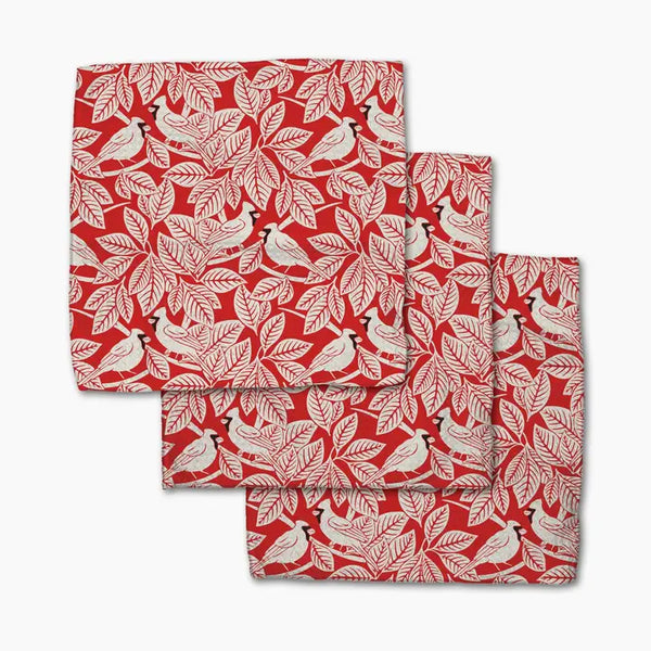 Cardinal Canopy Dishcloths | Set of 3