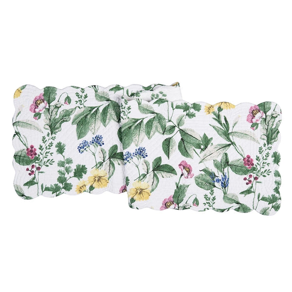 Marcy Blooms Quilted Table Runner | 51 Inch