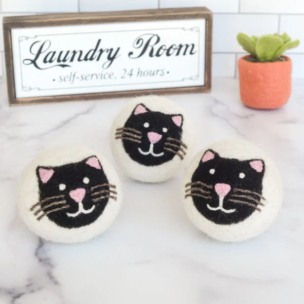 Eco Dryer Balls | Black Cats Set f 3